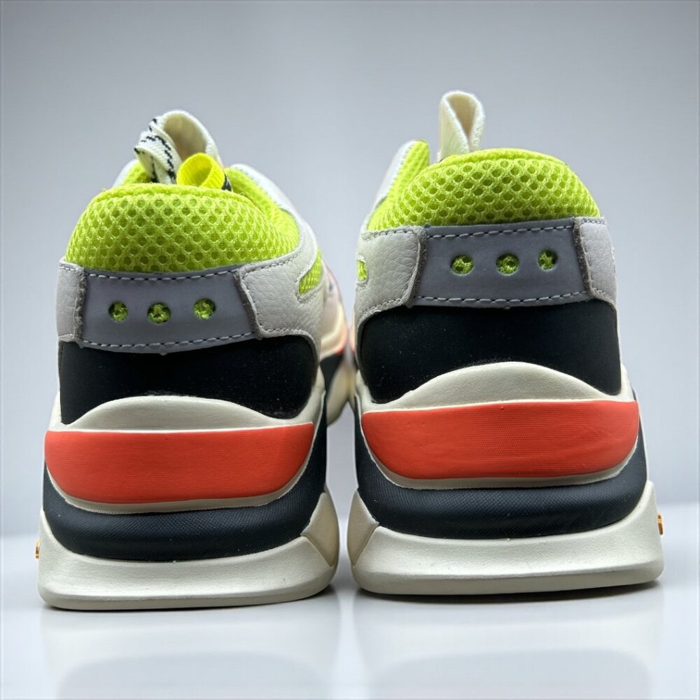 Brandblack Unisex Saga Sneakers - White/Lime - Size Men's 9 / Women's 11 - Picture 5 of 10